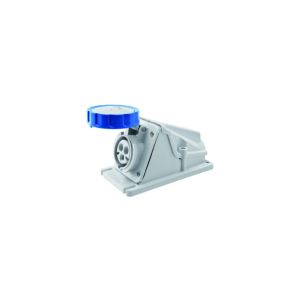 IP67 90° Surface Socket - 2P+E 16A 230V 6H