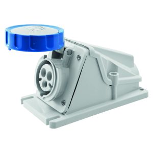 IP67 90° Surface Sockets - 2P+E 32A 230V 6H