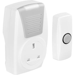 Door chime wireless plug through 100 metres