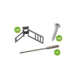 EV Cable fixing pack 10-17mm black