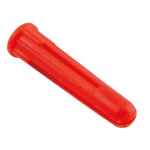 Wall Plug Red loose 100pk 