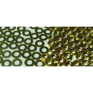 M6 brass nuts (Qty 100)