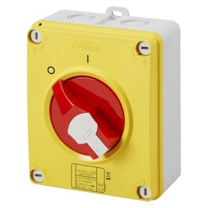 IP69 Rotary Isolator Switches - 25A 4 Pole - 150mm (H) x 125mm (W) x 92.3mm (D)