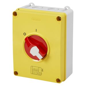 63 Amp 4 Pole Rotary Isolator Switch IP69 Rated
