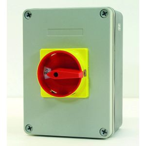 Large Enclosure Rotary Isolators - 32A 4 Pole