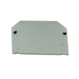 End plate knife disconnect 4mm² grey