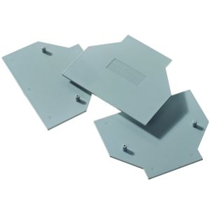 Partition plate 35mm² grey