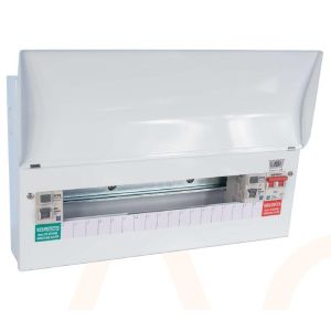 Consumer unit 15-way high integrity dual 80A RCD RKO