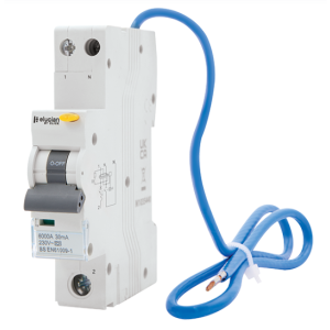 1 Pole + Switched Neutral Bi-Directional True 6kA B Curve 20A 30mA RCBO