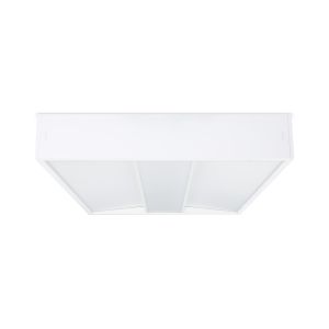 Surface mounting box for direct/indirect LED panel 600x600 white