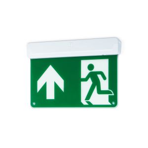 Emergency exit blade 0.7W 20lm IP20 wall/ceiling c/w leg man/ST whi 