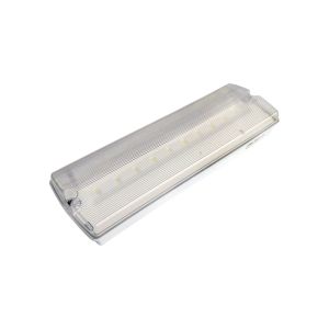 Emergency bulkhead IP65 350/196lm low profile man/RC/ST