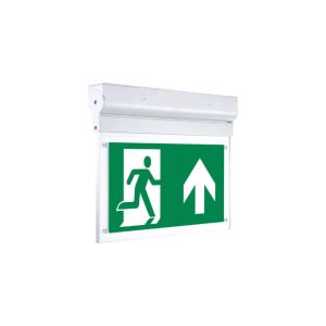 Emergency exit sign surface blade IP20 cw leg man/ST