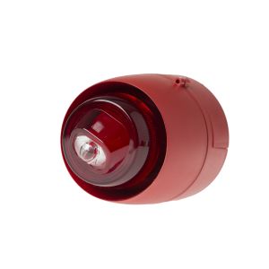 Sounders &amp; Visual Indicators - Wall mounted visual alarm device - red body