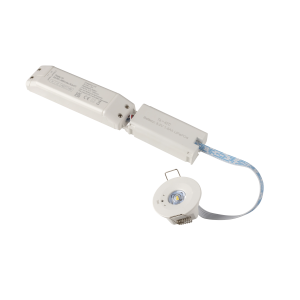 Emergency downlight 1.5W 150Lm IP20 man/ST O/A &amp; E/R whi