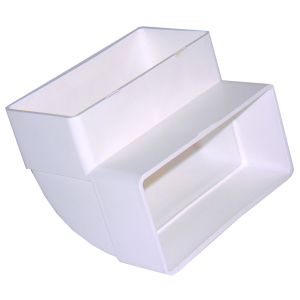 204mm x 60mm Vertical bend 90° 