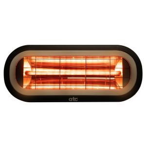 Outdoor infra-red heater 2000W IP55 black