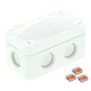 Cable Junction Box 32A - White - 85x49x51mm