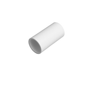 PVC Conduit Standard Coupler - 25mm - White