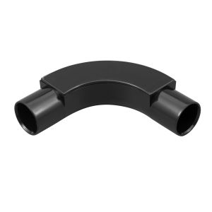 PVC Conduit Inspection Bend - 25mm - Black