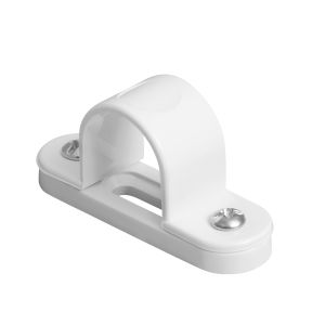 PVC Conduit Spacer Bar Saddle - 20mm - White
