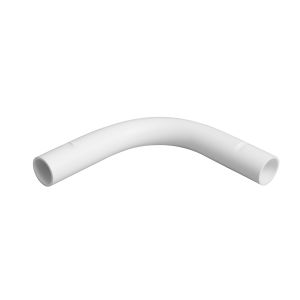 PVC Conduit Standard Bend - 20mm - White