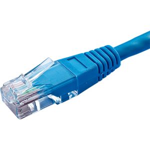 Cat5e UTP patch lead 1.0m blue PVC