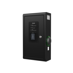Contactless Payment EV Charger - 2 x 22kW 3PH Type 2 Sockets - Black