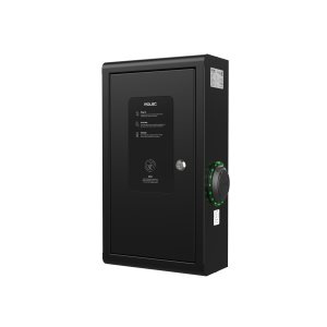 EV wall charger 2x7.4kW T2 sockets black