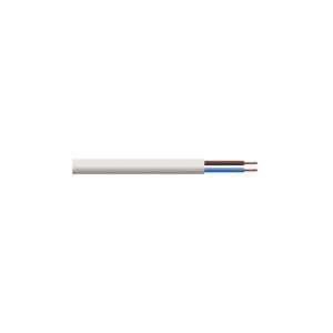 3182Y - Heavy Duty PVC Flex - Round - 2.5mm Conductor - 50m Drum - White